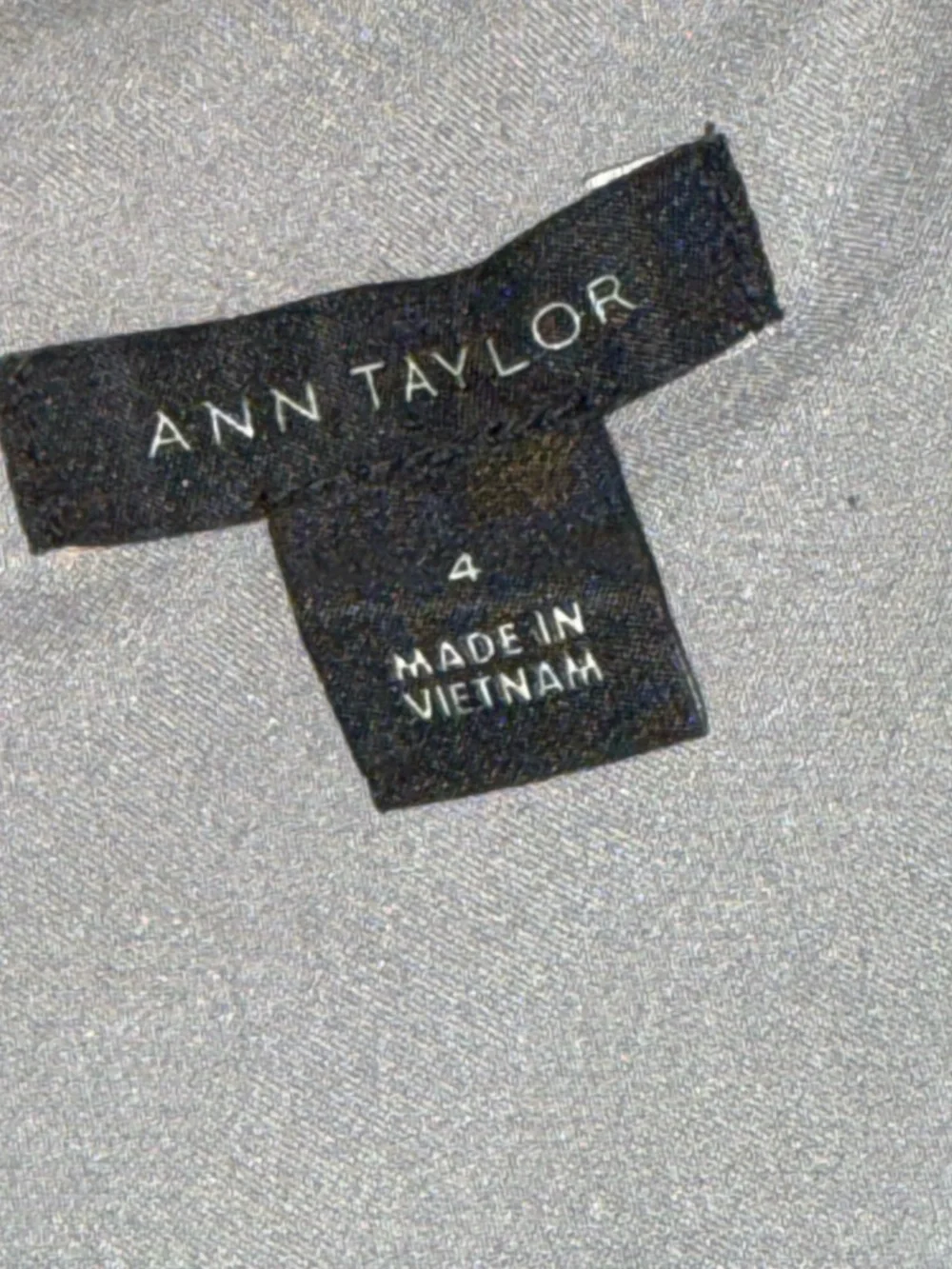 Ann Taylor Gray Plaid Midi Sheath Dress - Picture 7 of 8